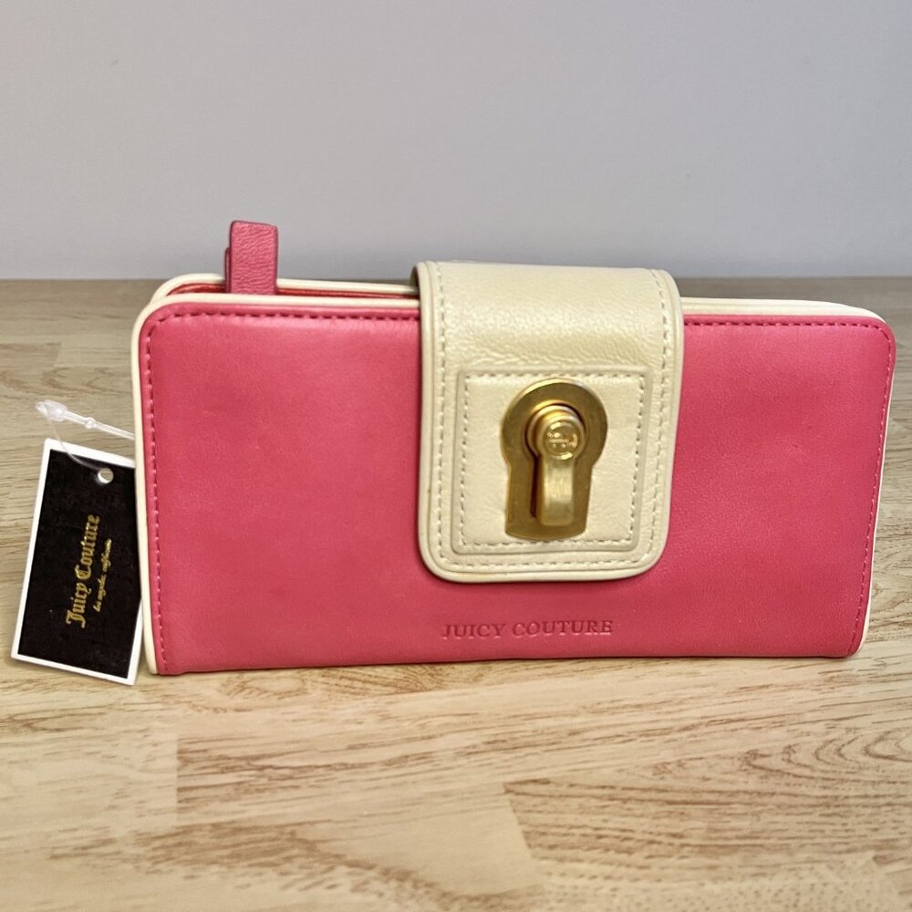 NWT Vintage Juicy Couture Leather Wallet Pink
